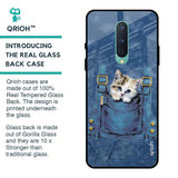 Kitty In Pocket Glass Case For OnePlus 8