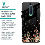 Floating Floral Print Glass Case for OnePlus 8