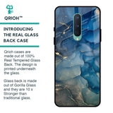 Blue Cool Marble Glass Case for OnePlus 8
