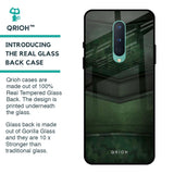 Green Leather Glass Case for OnePlus 8