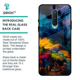 Multicolor Oil Painting Glass Case for OnePlus 8