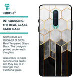 Tricolor Pattern Glass Case for OnePlus 8