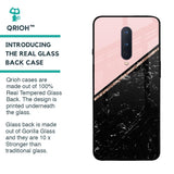 Marble Texture Pink Glass Case For OnePlus 8