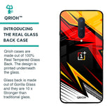 Race Jersey Pattern Glass Case For OnePlus 8