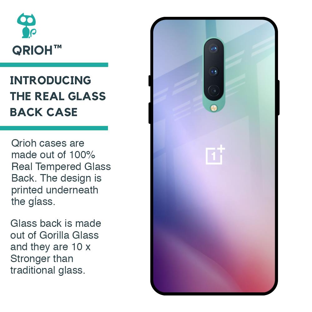 Abstract Holographic Glass Case for OnePlus 8