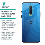 Blue Wave Abstract Glass Case for OnePlus 8