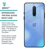 Vibrant Blue Texture Glass Case for OnePlus 8