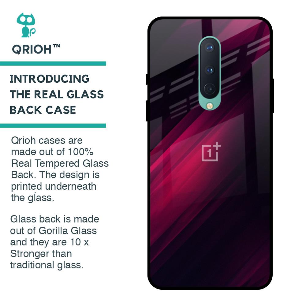 Razor Black Glass Case for OnePlus 8