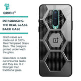 Hexagon Style Glass Case For OnePlus 8