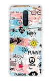 Happy Doodle OnePlus 8 Back Cover