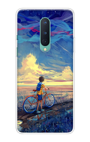 Riding Bicycle to Dreamland OnePlus 8 Back Cover