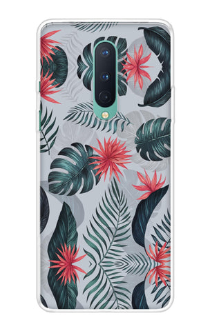Retro Floral Leaf OnePlus 8 Back Cover