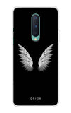 White Angel Wings OnePlus 8 Back Cover
