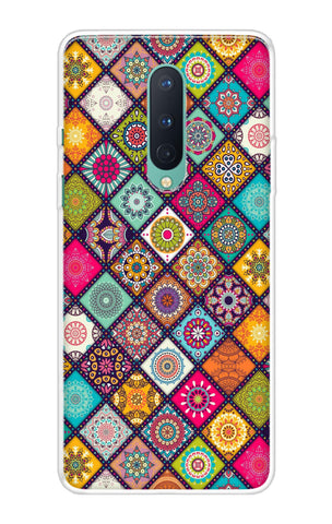 Multicolor Mandala OnePlus 8 Back Cover
