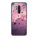 Space Doodles OnePlus 8 Pro Glass Back Cover Online