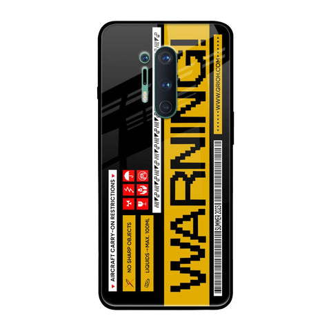 Aircraft Warning OnePlus 8 Pro Glass Back Cover Online