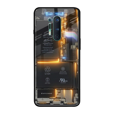 Glow Up Skeleton OnePlus 8 Pro Glass Back Cover Online