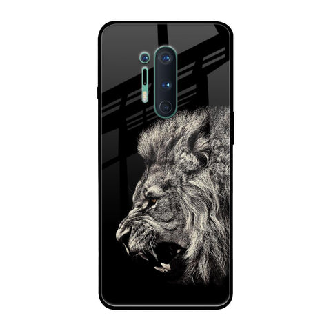 Brave Lion OnePlus 8 Pro Glass Back Cover Online