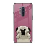 Funny Pug Face OnePlus 8 Pro Glass Back Cover Online