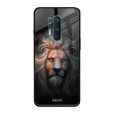 Devil Lion OnePlus 8 Pro Glass Back Cover Online