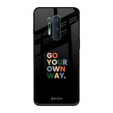 Go Your Own Way OnePlus 8 Pro Glass Back Cover Online