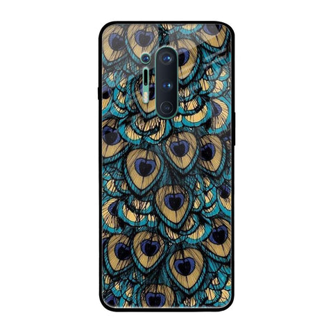 Peacock Feathers OnePlus 8 Pro Glass Cases & Covers Online