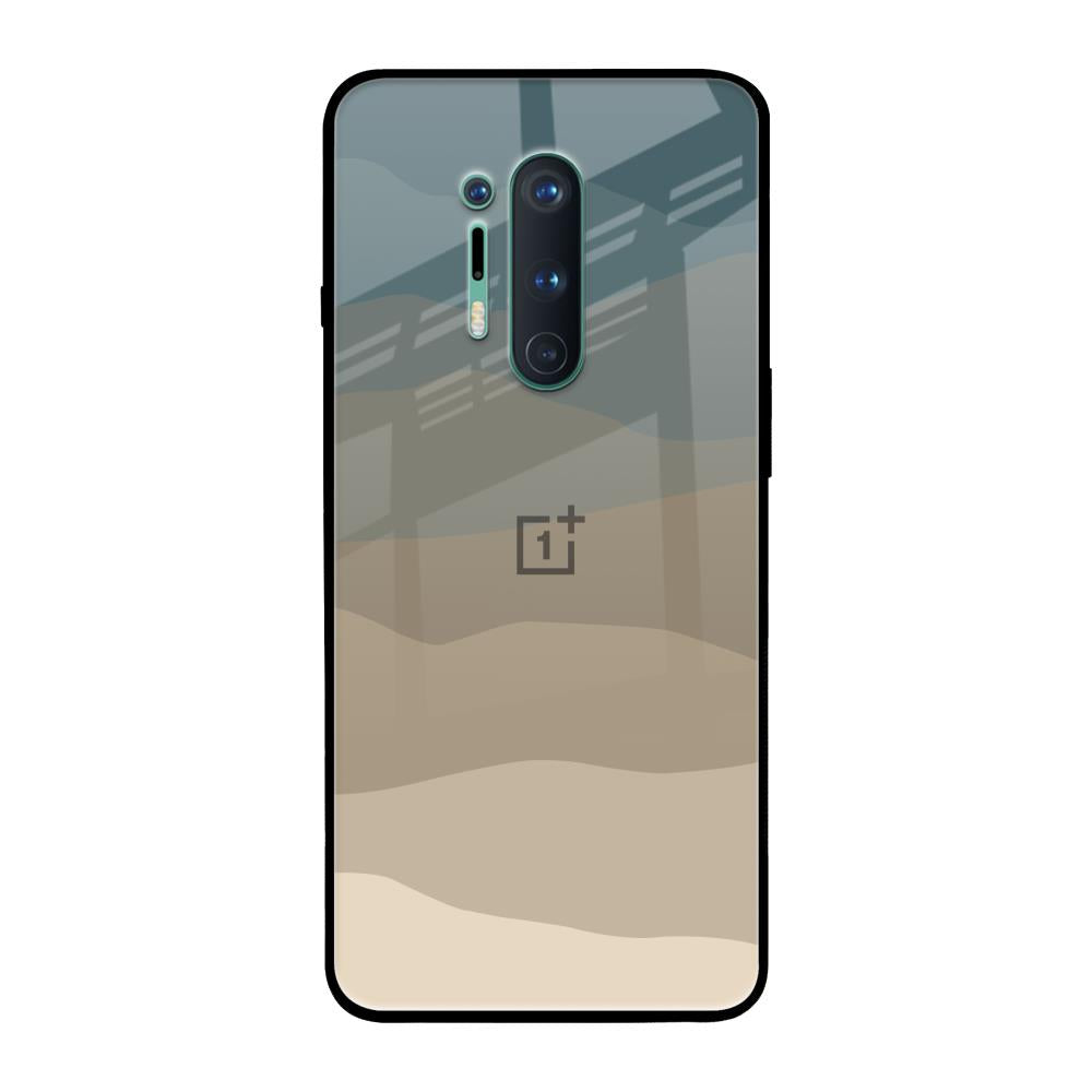 Abstract Mountain Pattern OnePlus 8 Pro Glass Back Cover Online