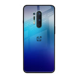 Blue Rhombus Pattern OnePlus 8 Pro Glass Back Cover Online
