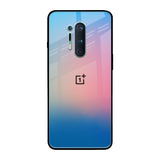 Blue & Pink Ombre OnePlus 8 Pro Glass Back Cover Online