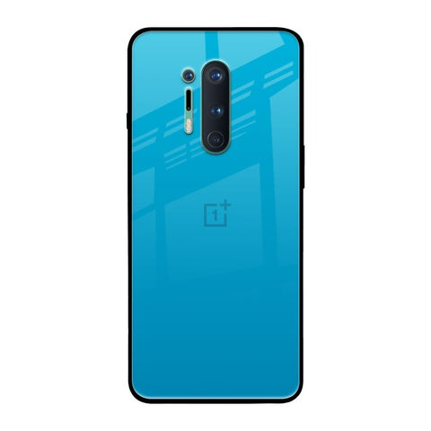 Blue Aqua OnePlus 8 Pro Glass Back Cover Online