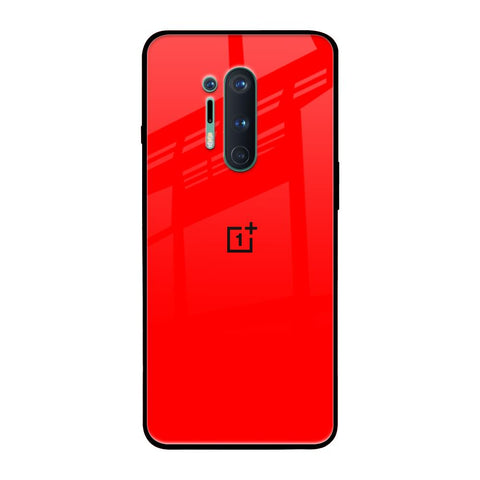 Blood Red OnePlus 8 Pro Glass Back Cover Online