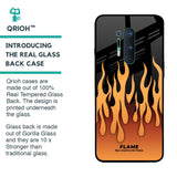 Fire Flame Glass Case for OnePlus 8 Pro