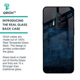 Dark Blue Grunge Glass Case for OnePlus 8 Pro