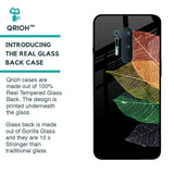 Colorful Leaves Glass Case for OnePlus 8 Pro