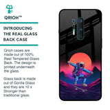 Retro Astronaut Glass Case for OnePlus 8 Pro