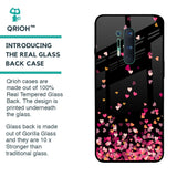 Heart Rain Fall Glass Case For OnePlus 8 Pro