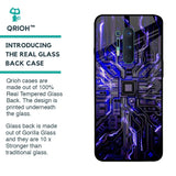 Techno Color Pattern Glass Case For OnePlus 8 Pro