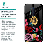 Floral Decorative Glass Case For OnePlus 8 Pro