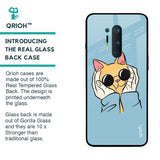 Adorable Cute Kitty Glass Case For OnePlus 8 Pro