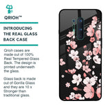Black Cherry Blossom Glass Case for OnePlus 8 Pro