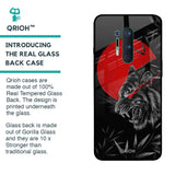 Red Moon Tiger Glass Case for OnePlus 8 Pro