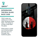 Anime Red Moon Glass Case for OnePlus 8 Pro