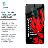 Red Vegeta Glass Case for OnePlus 8 Pro