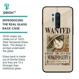 Luffy Wanted Glass Case for OnePlus 8 Pro