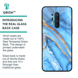 Vibrant Blue Marble Glass Case for OnePlus 8 Pro