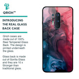Blue & Red Smoke Glass Case for OnePlus 8 Pro