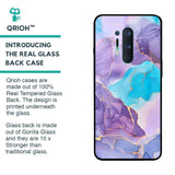 Alcohol ink Marble Glass Case for OnePlus 8 Pro