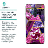 Electroplated Geometric Marble Glass Case for OnePlus 8 Pro