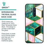Seamless Green Marble Glass Case for OnePlus 8 Pro