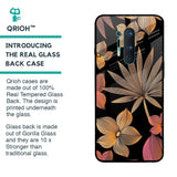 Lines Pattern Flowers Glass Case for OnePlus 8 Pro